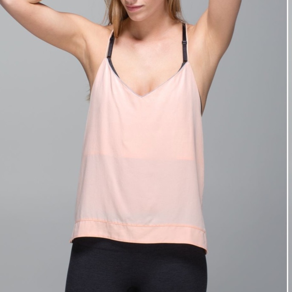 Lululemon Wake and Flow Camisole in Butter Pink
